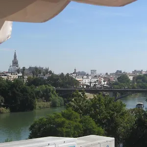Trianabridgeviews ático Con Vistas Al Puente De Triana Calle Castilla 38 Apartamento